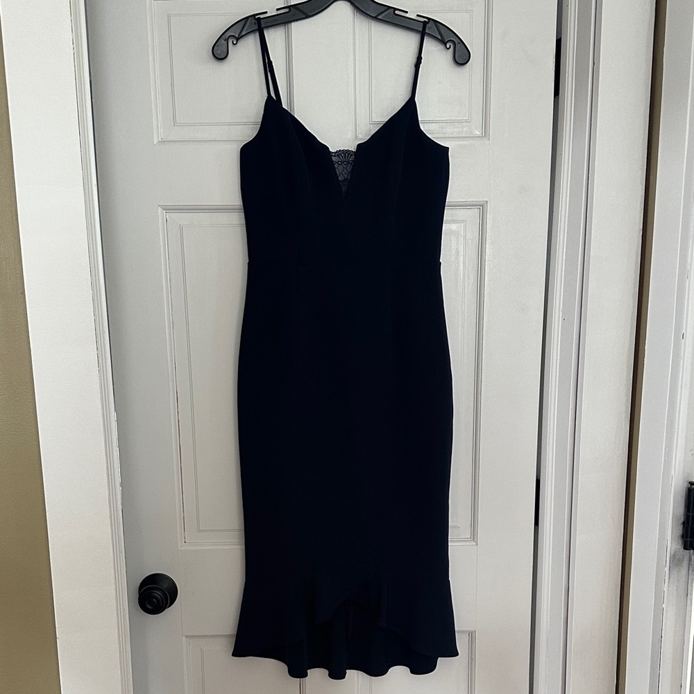 BARDOT Navy Blue Midi Dress Size 4